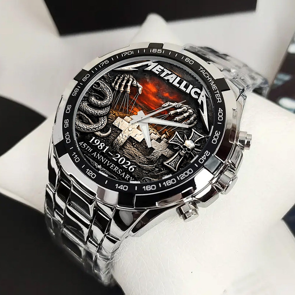 Metallica 45th Anniversary 2026 Alloy Men Quartz Watch - TANTN19828