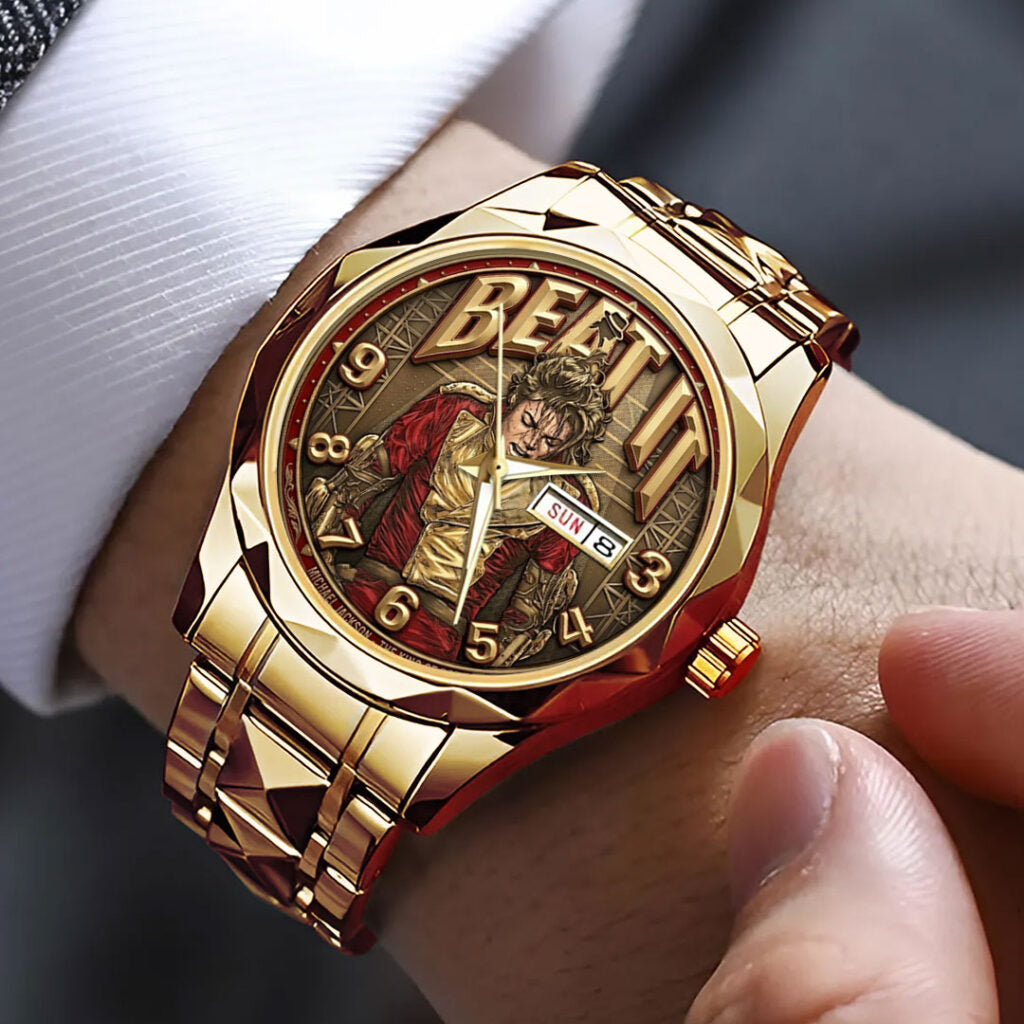 Michael Jackson Alloy Luxury Quartz Watch - TMTHU7098