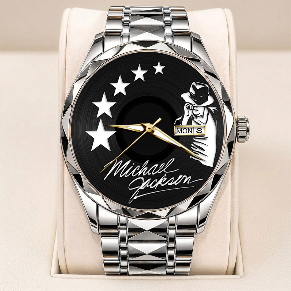 Michael Jackson Alloy Luxury Quartz Watch - TANTN24887
