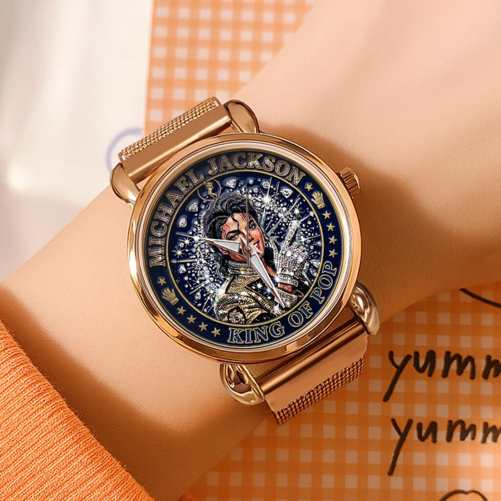 Michael Jackson Mesh Strap Quartz Watch - TMTHU6261