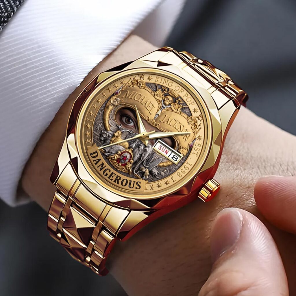 Michael Jackson Alloy Luxury Quartz Watch - HOATT18189