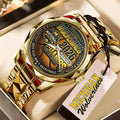 Michigan Wolverines 2026 NCAA Men’s Basketball National Champs Alloy Luxury Quartz Watch - TMTHU5026