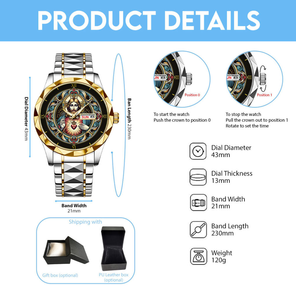 God Is Good Alloy Luxury Quartz Watch - NGHIAVT 3501