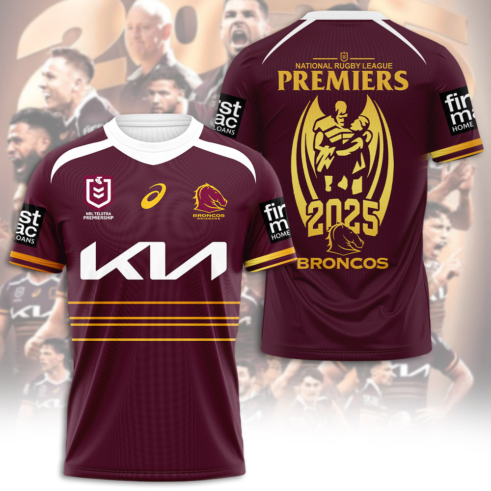 Brisbane Broncos 2025 3D Apparel – NGHIAVT5177