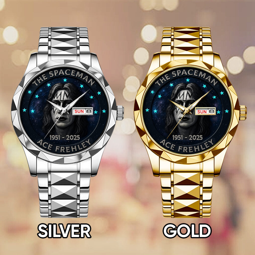 KISS x Ace Frehley Alloy Luxury Quartz Watch - NGHIAVT5368