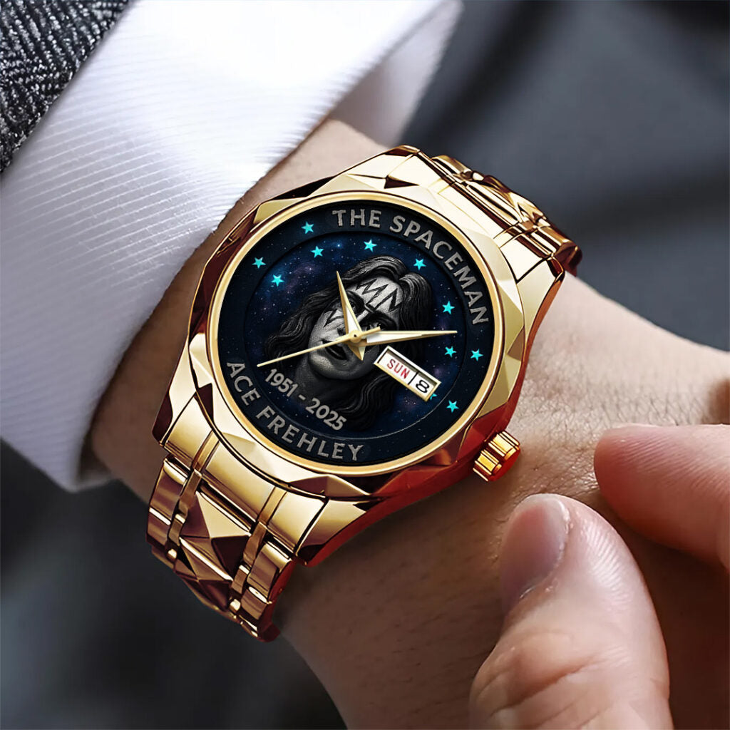 KISS x Ace Frehley Alloy Luxury Quartz Watch - NGHIAVT5368