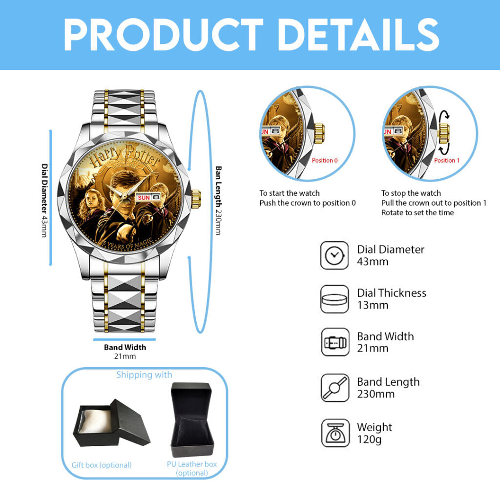 Harry Potter 25th Anniversary 2026 Alloy Luxury Quartz Watch - NGHIAVT6038