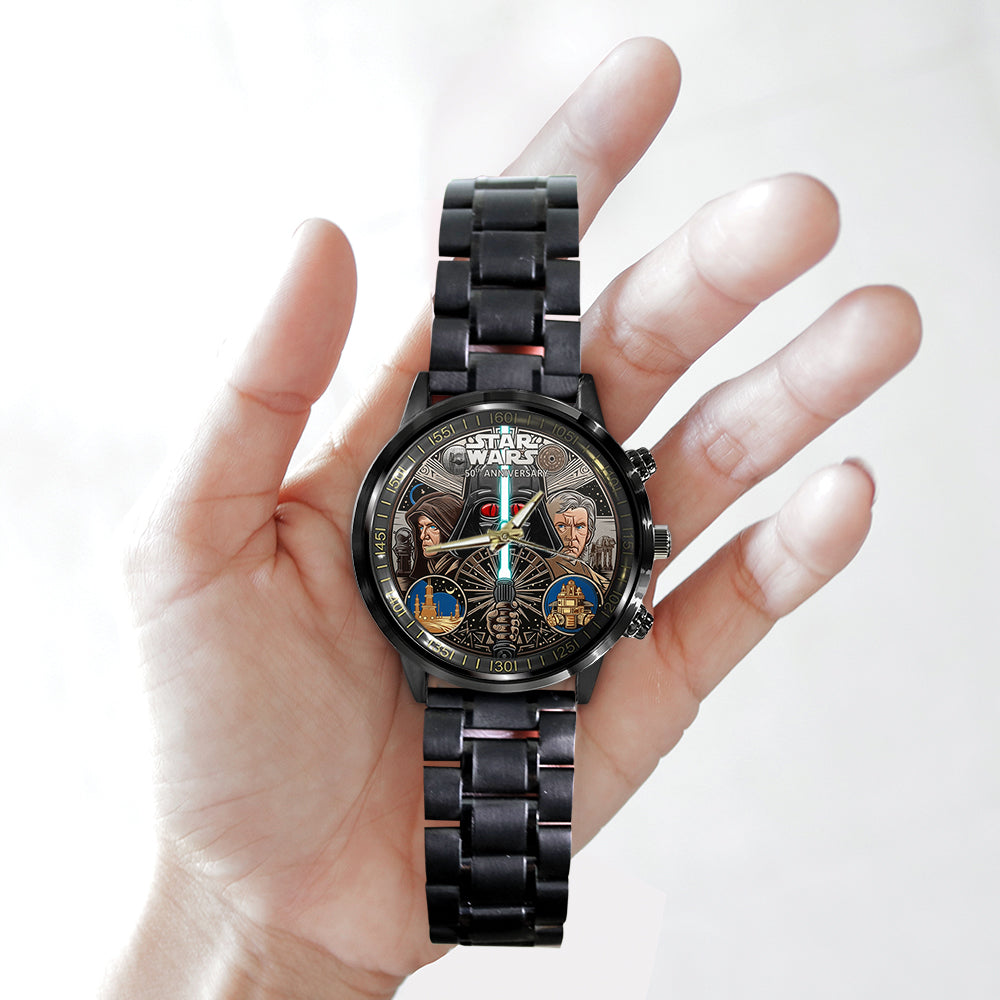 Star Wars Black Stainless Steel Watch - NGHIAVT6083