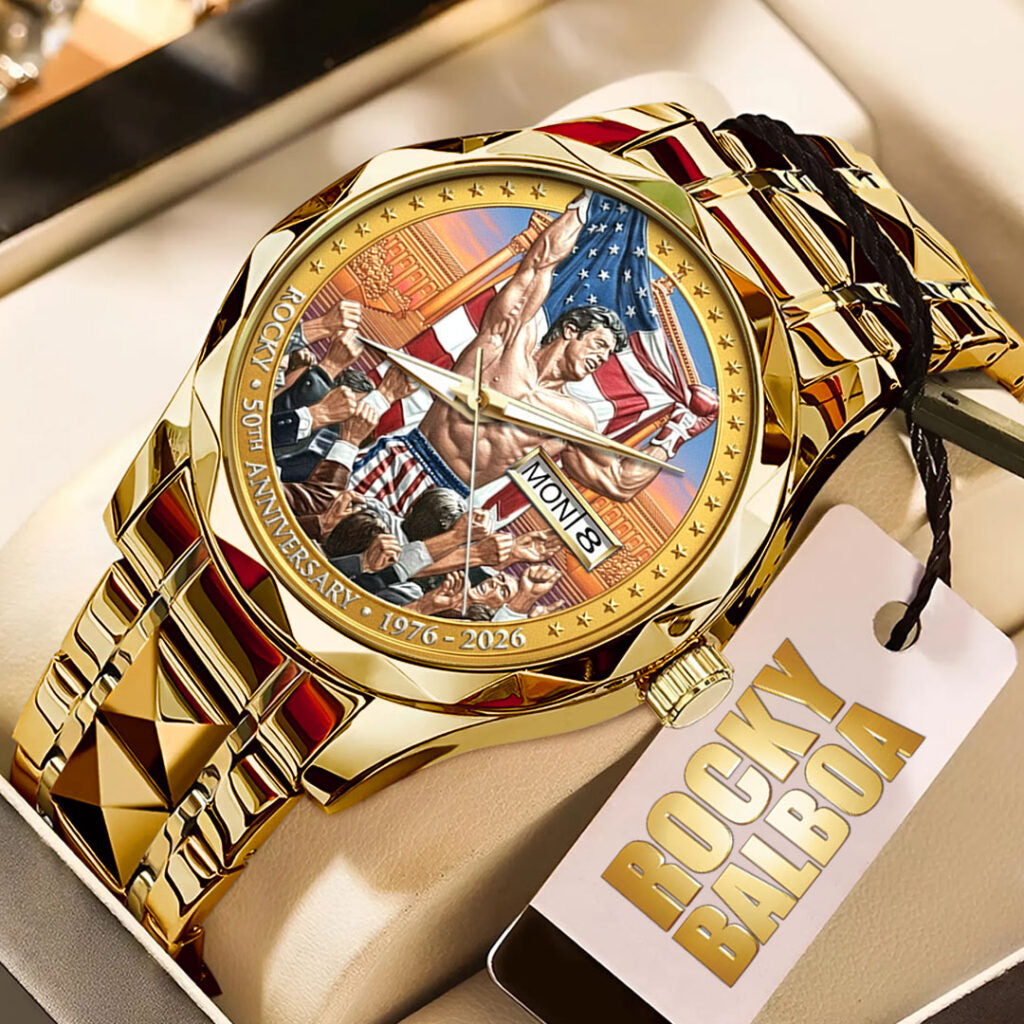 Rocky Balboa 50th Anniversary Alloy Luxury Quartz Watch - NGHIAVT9264