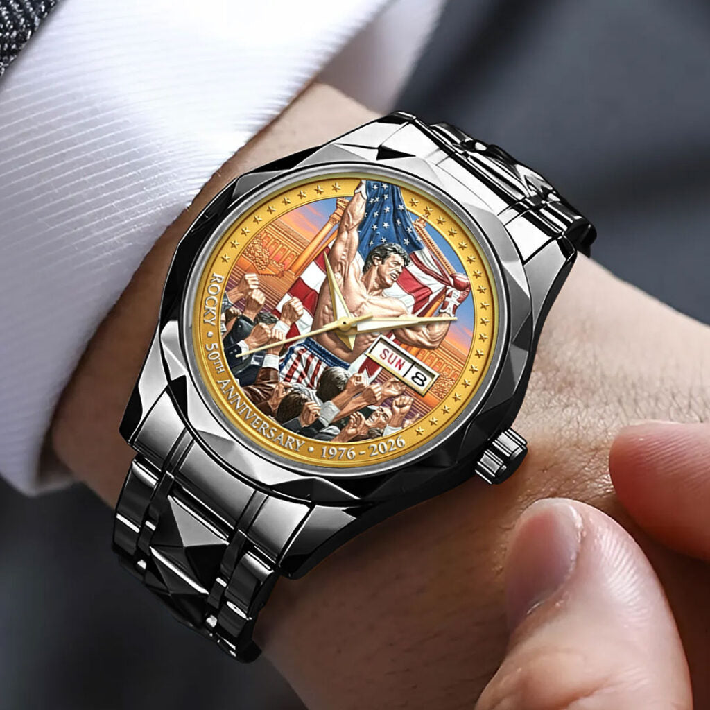 Rocky Balboa 50th Anniversary Alloy Luxury Quartz Watch - NGHIAVT9264