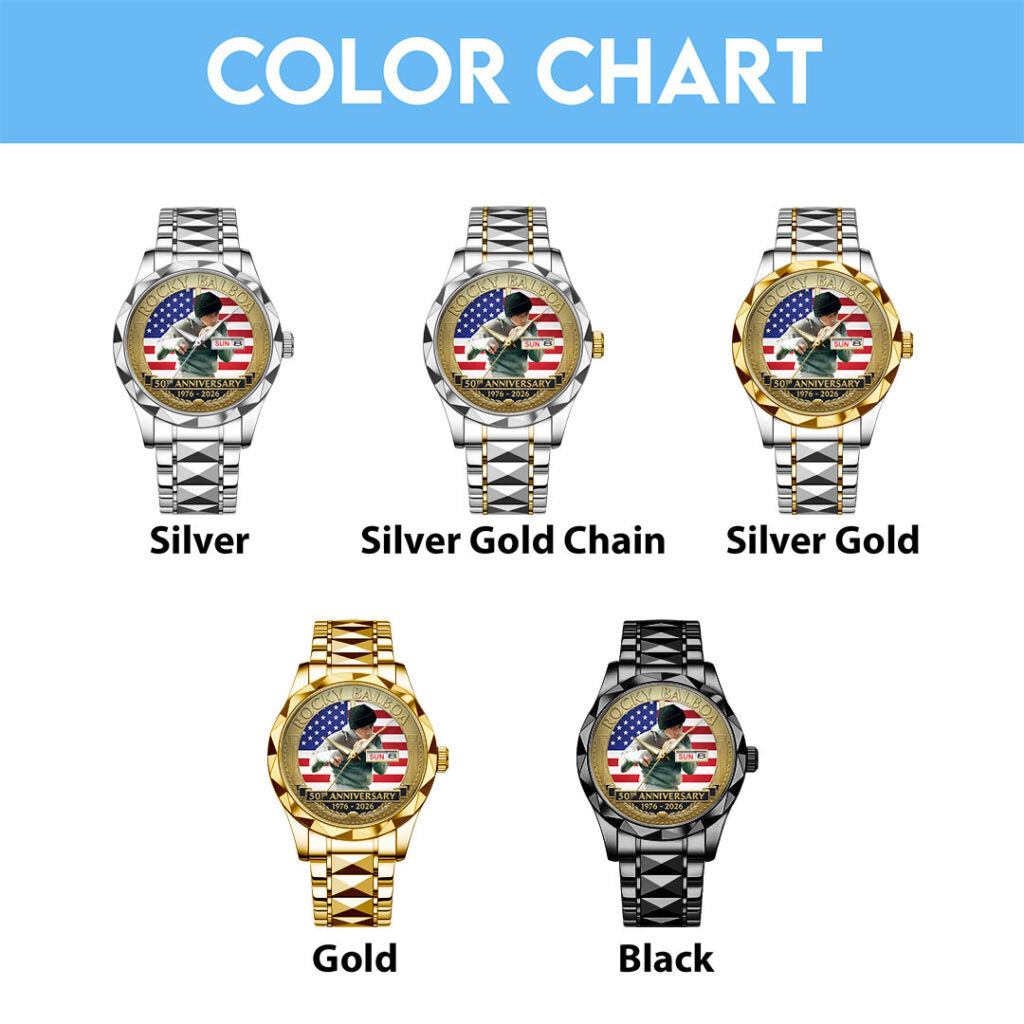 Rocky 50th Anniversary Alloy Luxury Quartz Watch - NGHIAVT9338