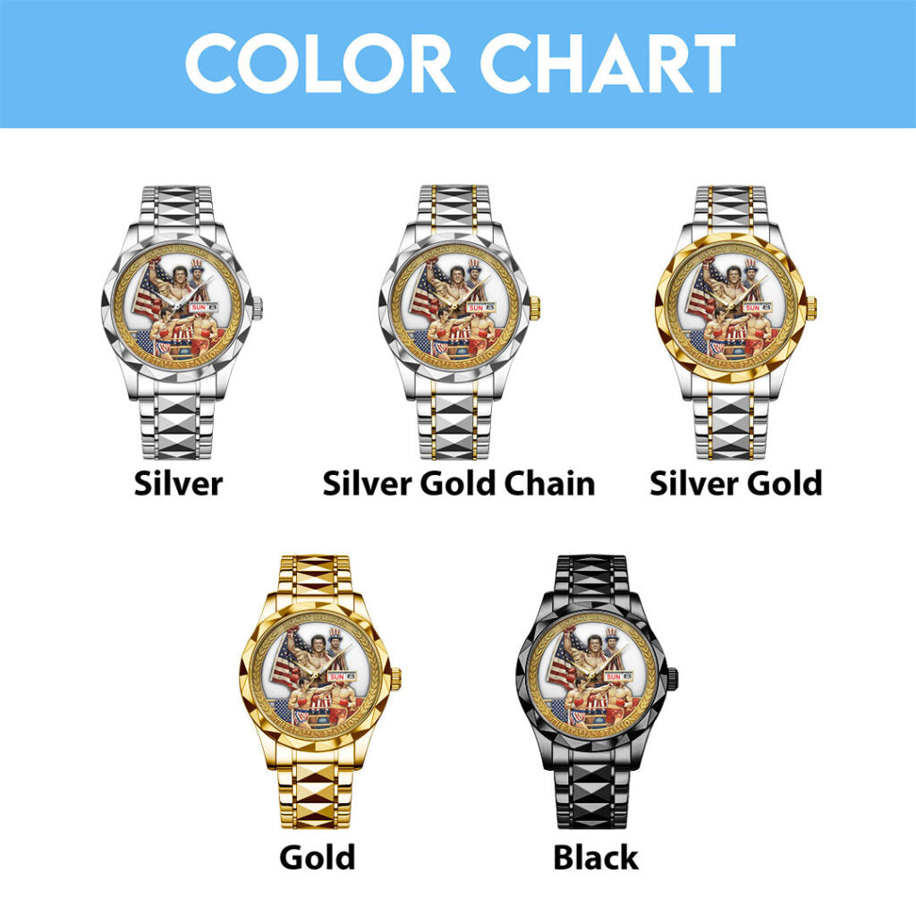 Rocky 50th Anniversary Alloy Luxury Quartz Watch - NGHIAVT9340