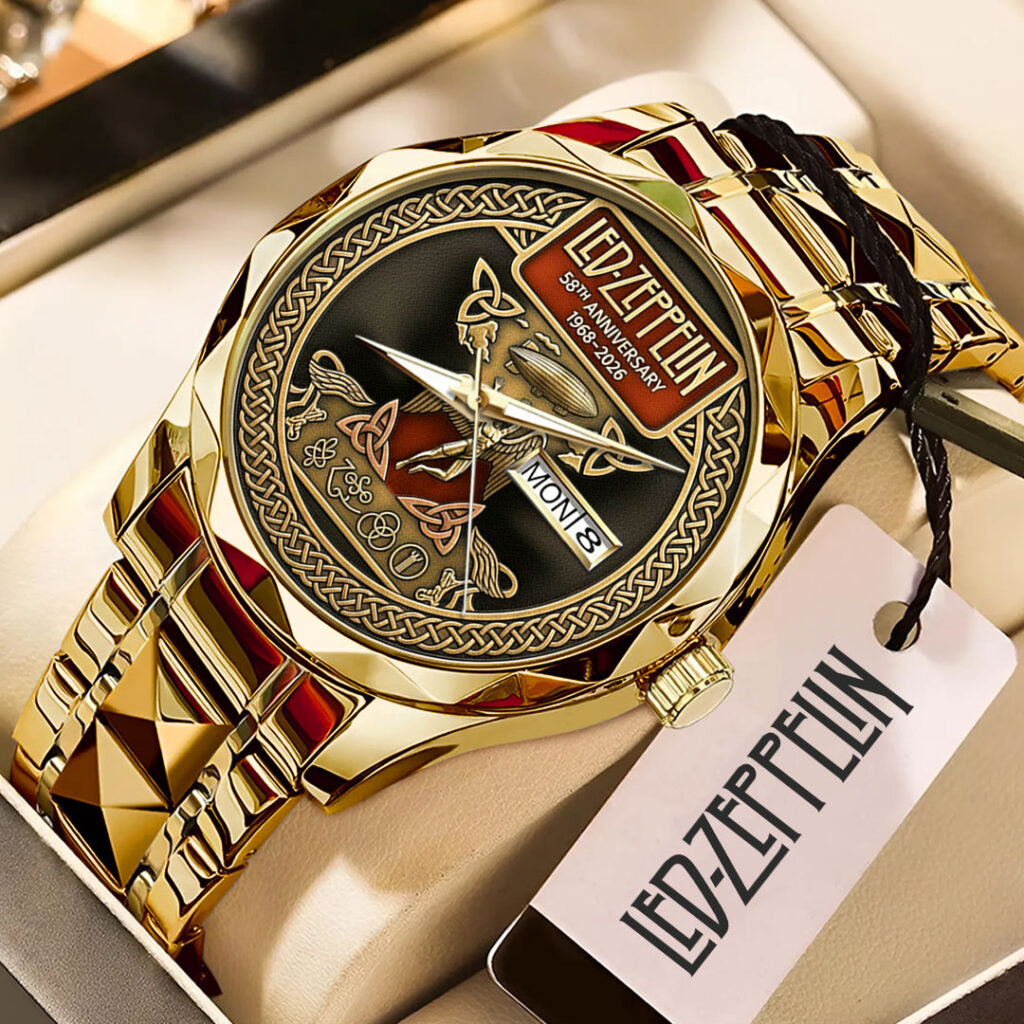 Led Zeppelin Alloy Luxury Quartz Watch - NGHIAVT9421