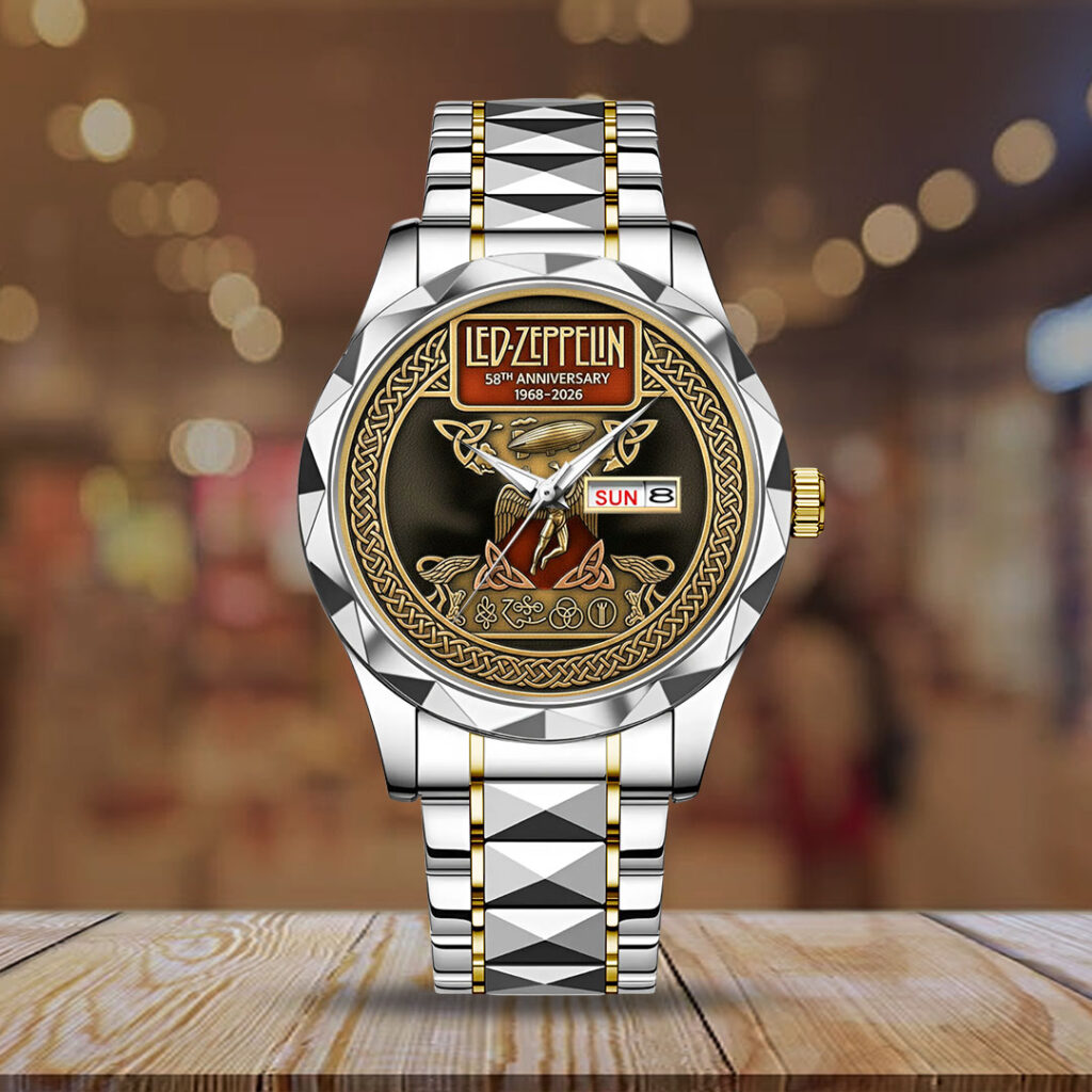 Led Zeppelin Alloy Luxury Quartz Watch - NGHIAVT9421