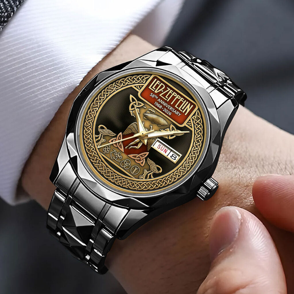 Led Zeppelin Alloy Luxury Quartz Watch - NGHIAVT9421