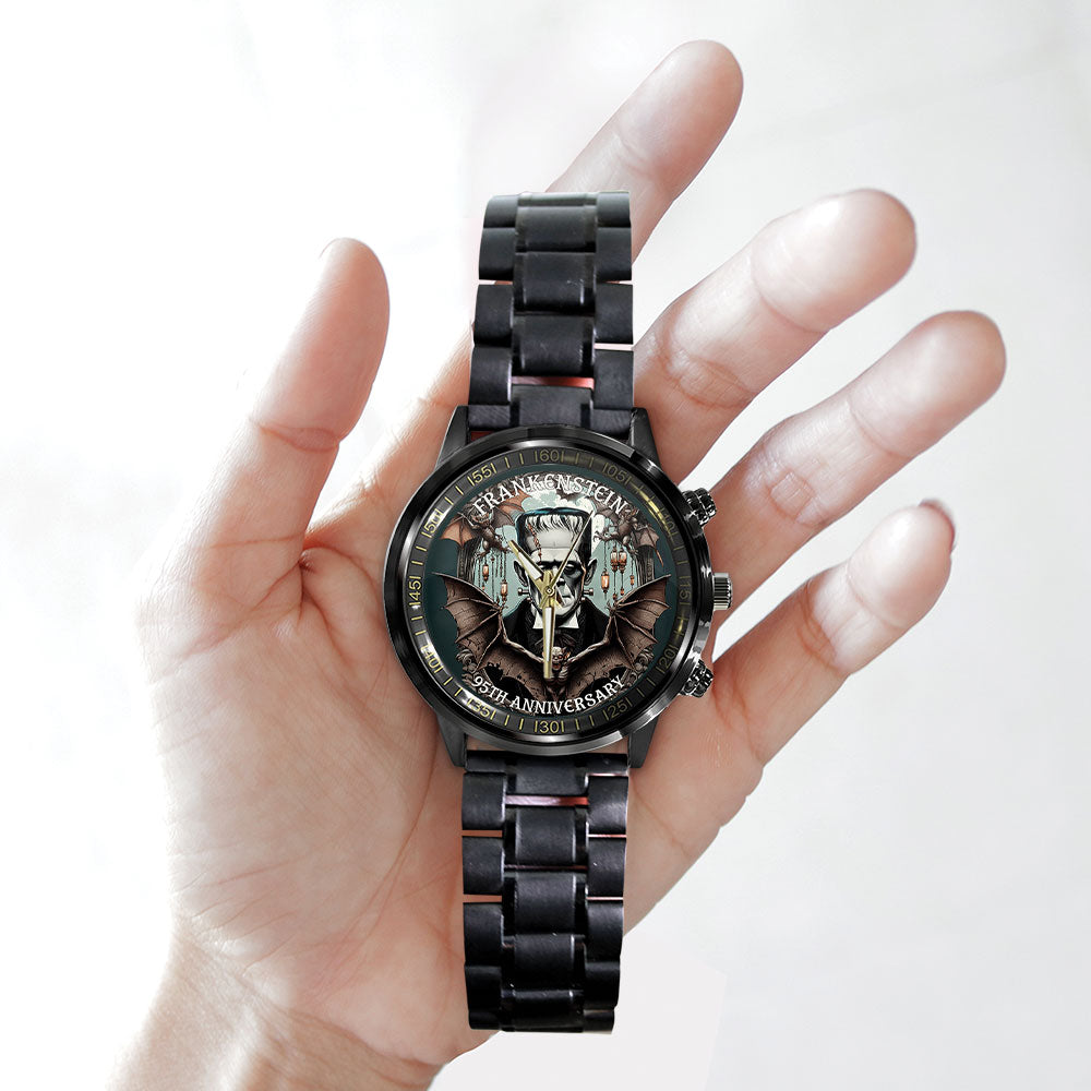 Frankenstein 95th Anniversary Black Stainless Steel Watch - NGHIAVT9482