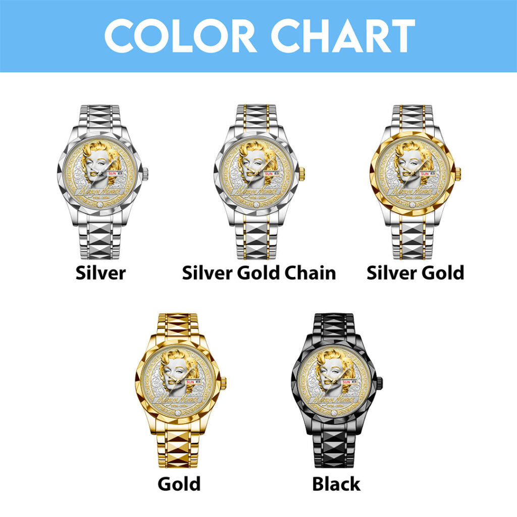 Marilyn Monroe Alloy Luxury Quartz Watch - NGHIAVT9511