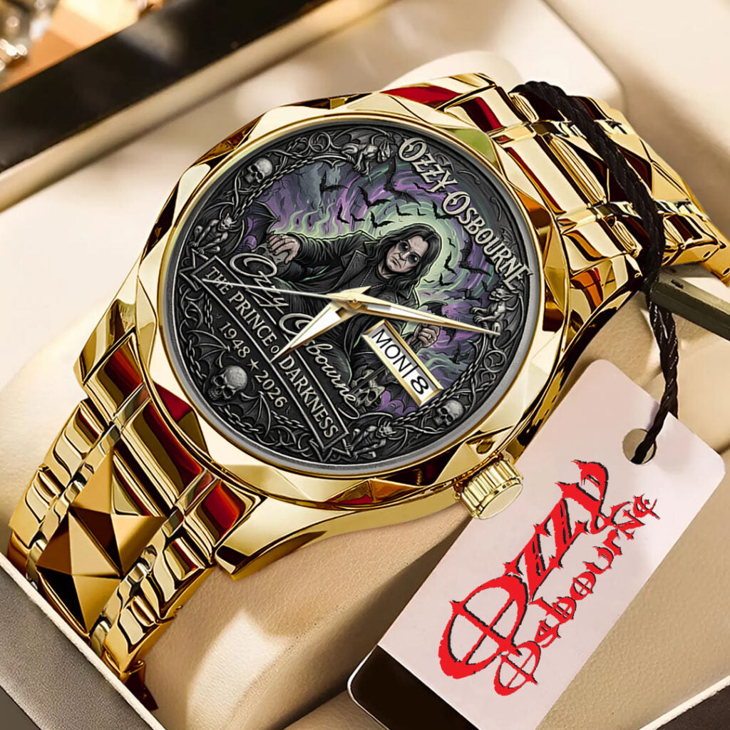 Ozzy Osbourne Alloy Luxury Quartz Watch - NGHIAVT9563