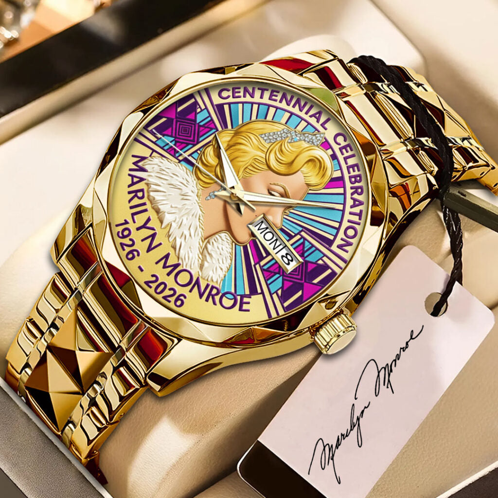Marilyn Monroe 100th Anniversary Alloy Luxury Quartz Watch - NGHIAVT9575