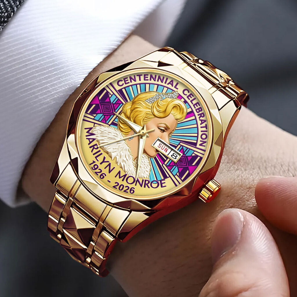 Marilyn Monroe 100th Anniversary Alloy Luxury Quartz Watch - NGHIAVT9575