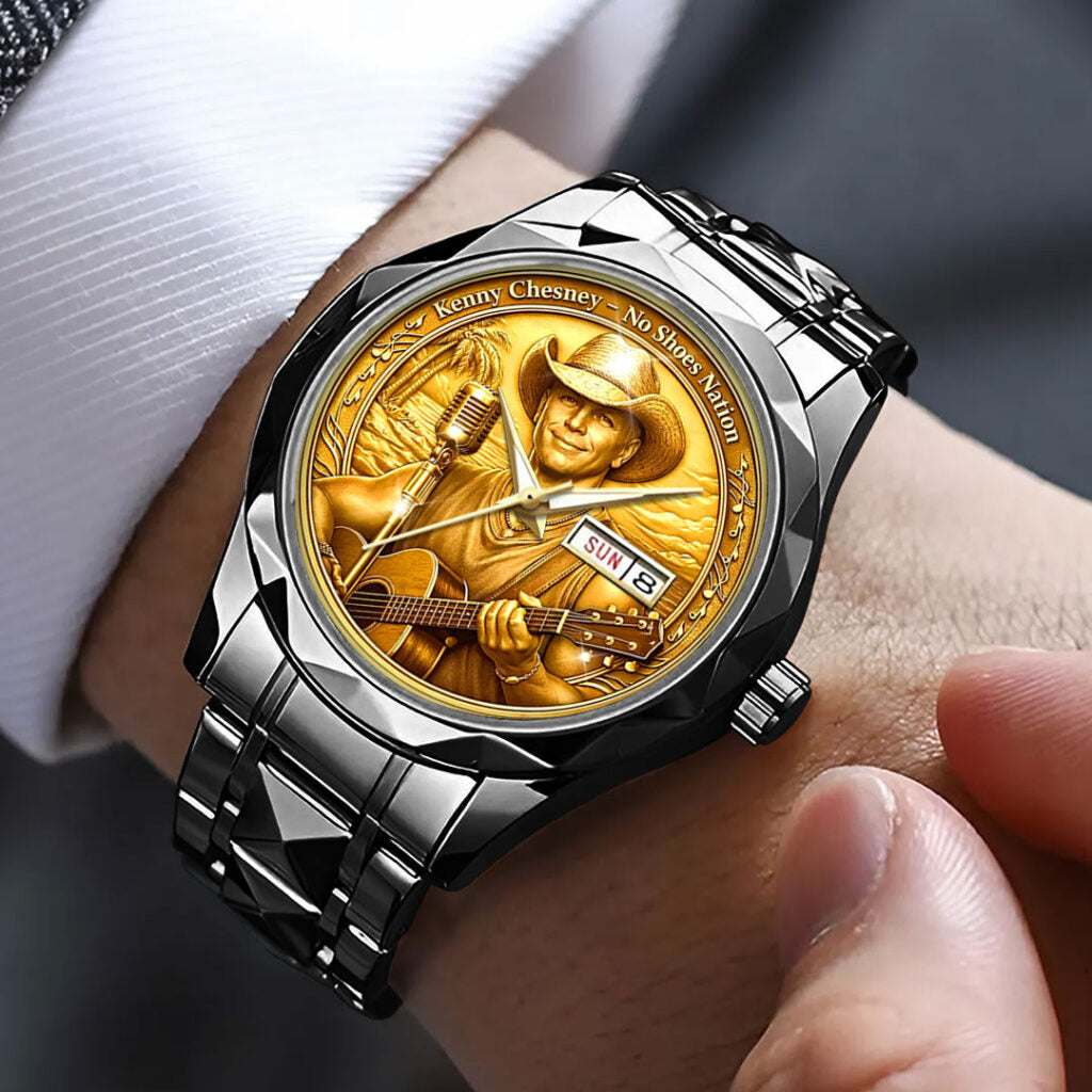 Kenny Chesney Alloy Luxury Quartz Watch - NGHIAVT9592