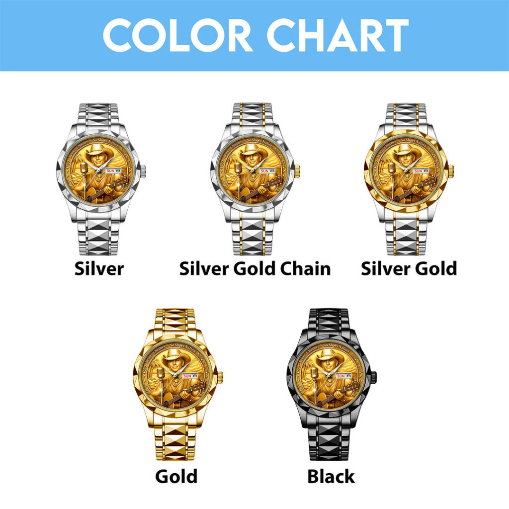 Kenny Chesney Alloy Luxury Quartz Watch - NGHIAVT9592