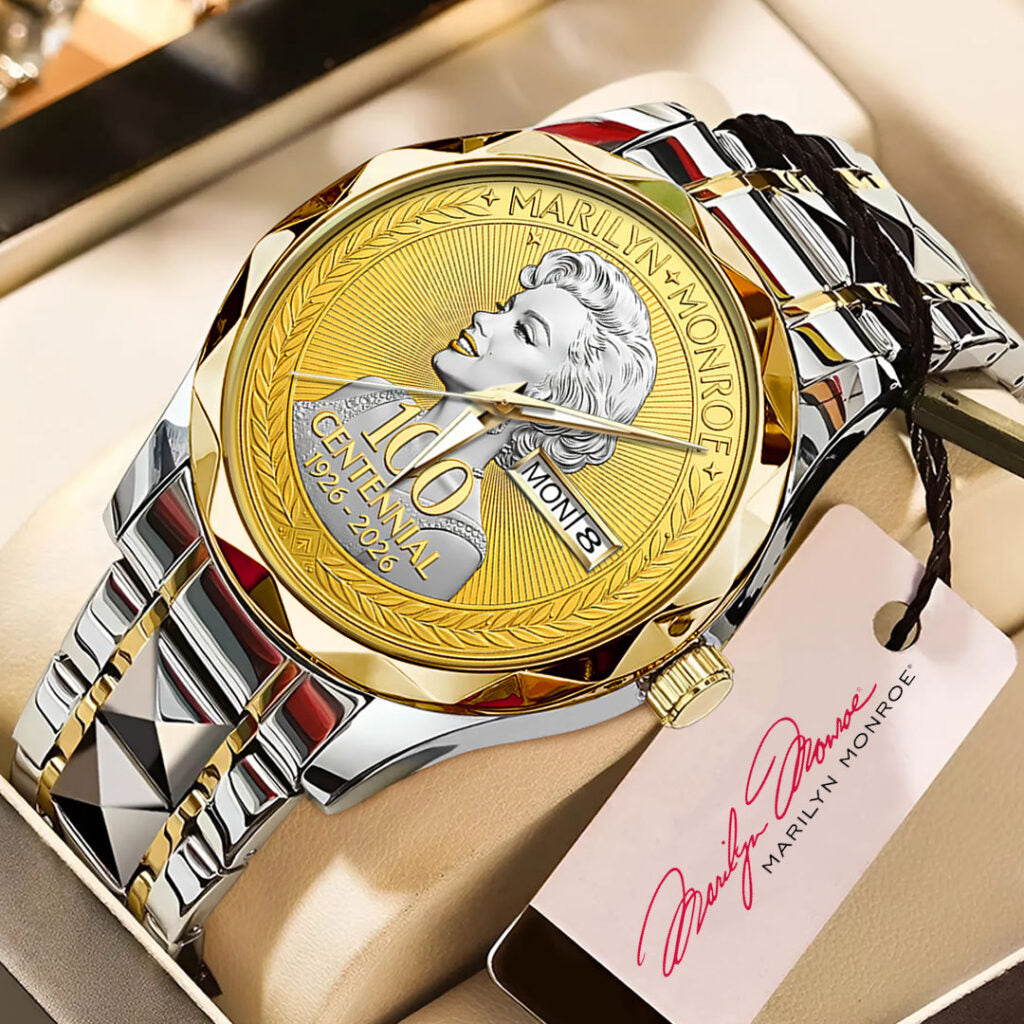 Marilyn Monroe 100th Anniversary Alloy Luxury Quartz Watch - NGHIAVT9647