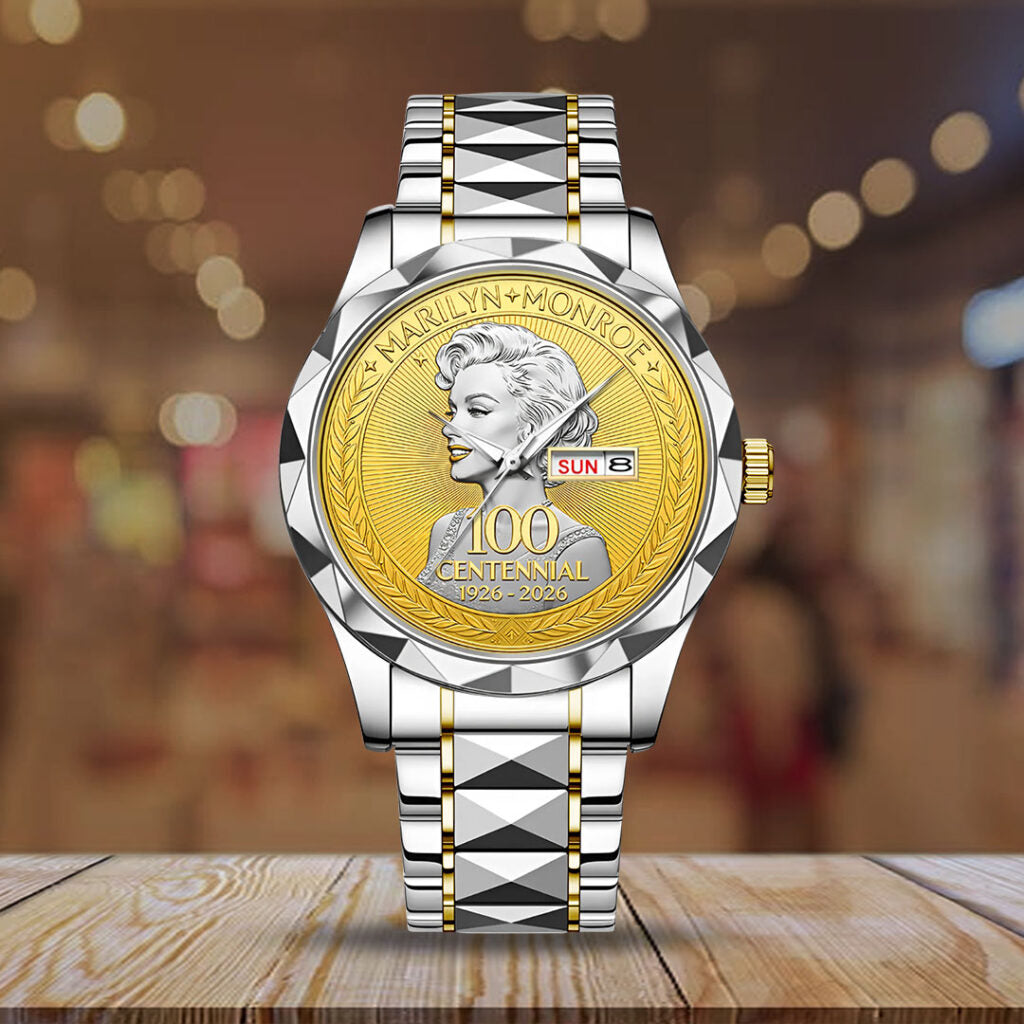 Marilyn Monroe 100th Anniversary Alloy Luxury Quartz Watch - NGHIAVT9647