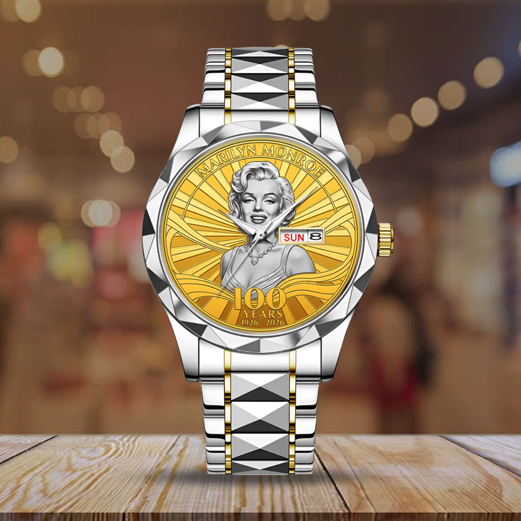 Marilyn Monroe 100th Anniversary Alloy Luxury Quartz Watch - NGHIAVT9648