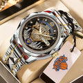 New York Knicks NBA 2026 NBA Finals Champions Alloy Luxury Quartz Watch - TMTHU6942