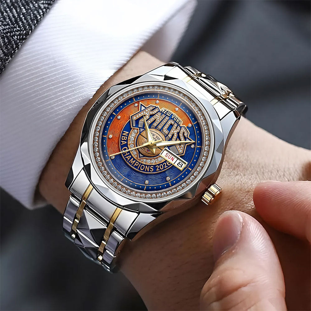New York Knicks NBA Champions 2026 Alloy Luxury Quartz Watch - TMTHU6899