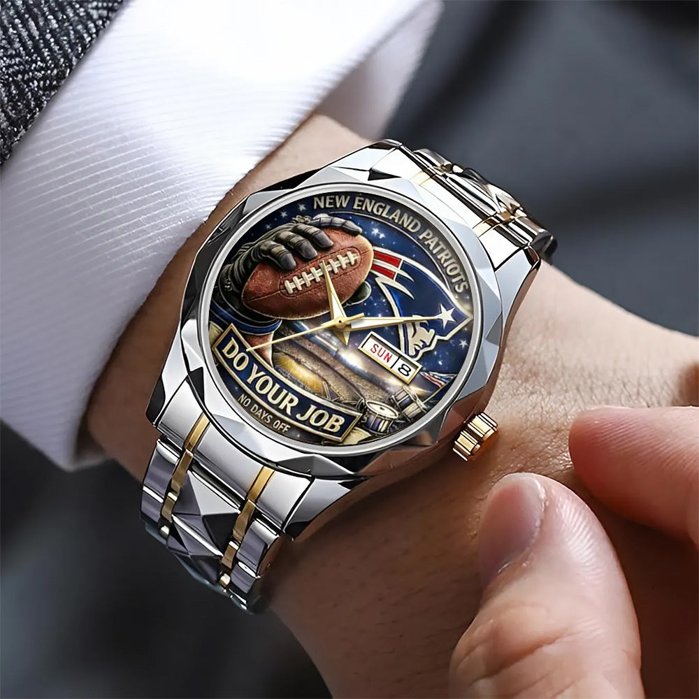 New England Patriots Alloy Luxury Quartz Watch - TANTN20181