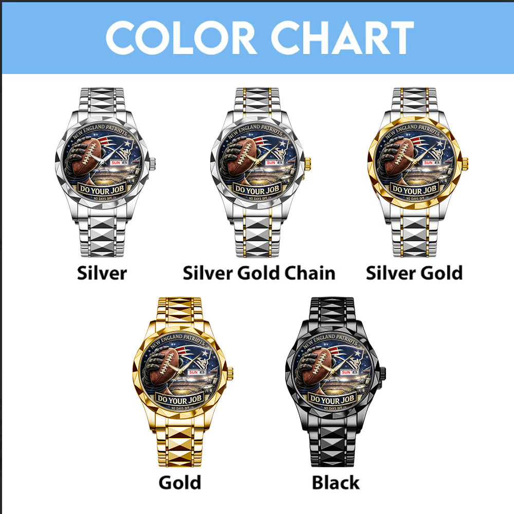 New England Patriots Alloy Luxury Quartz Watch - TANTN20181