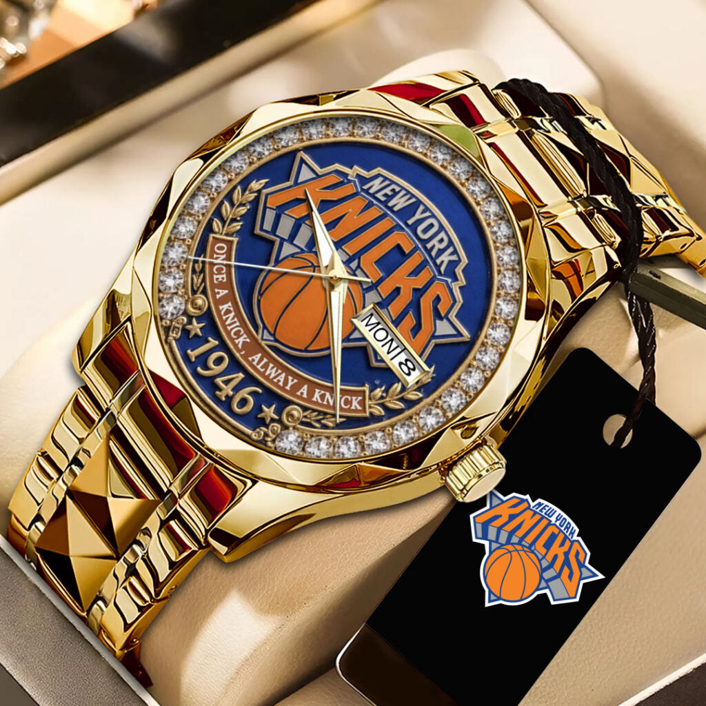 New York Knicks NBA Eastern Conference Champions 2026 Alloy Luxury Quartz Watch - TANTN23198