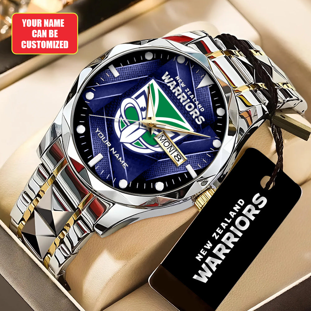 Personalized New Zealand Warriors Alloy Luxury Quartz Watch - TANTN20298