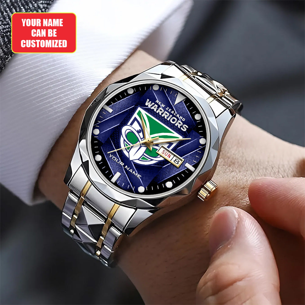 Personalized New Zealand Warriors Alloy Luxury Quartz Watch - TANTN20298