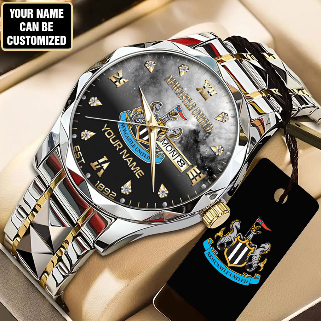 Personalized Newcastle United Alloy Luxury Quartz Watch - TANTN22737
