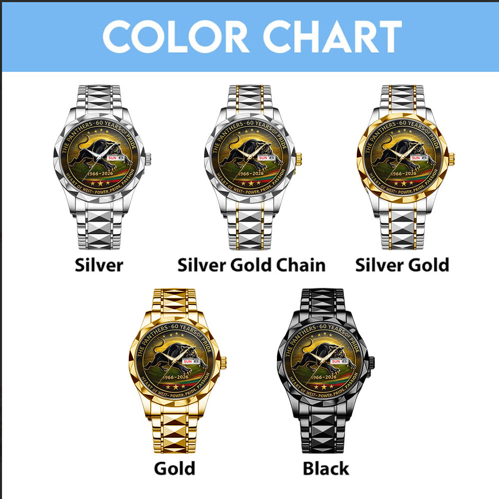 Penrith Panthers 60th Anniversary Alloy Luxury Quartz Watch - TANTN17670