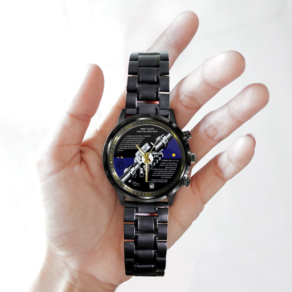 Pink Floyd Black Stainless Steel Watch - TANTN24875