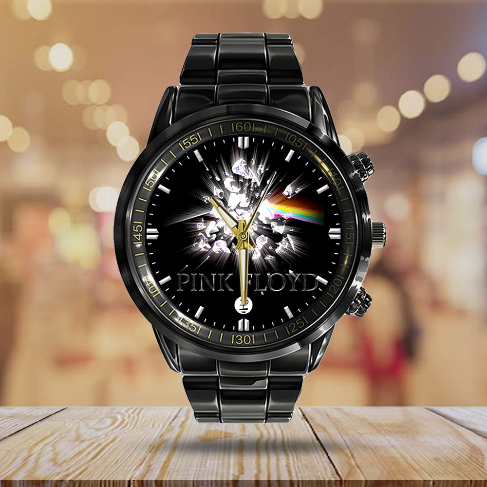 Pink Floyd Black Stainless Steel Watch - GNE 873