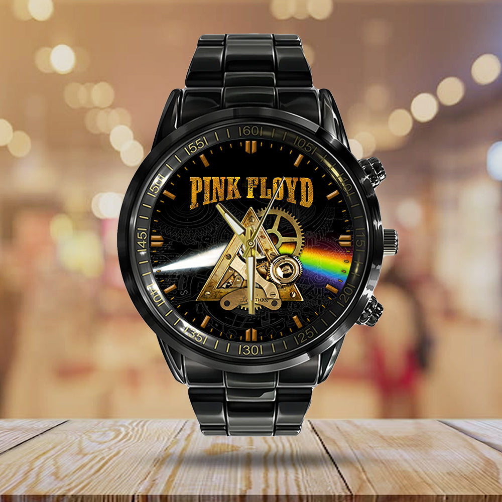 Pink Floyd Black Stainless Steel Watch - GNE 1042