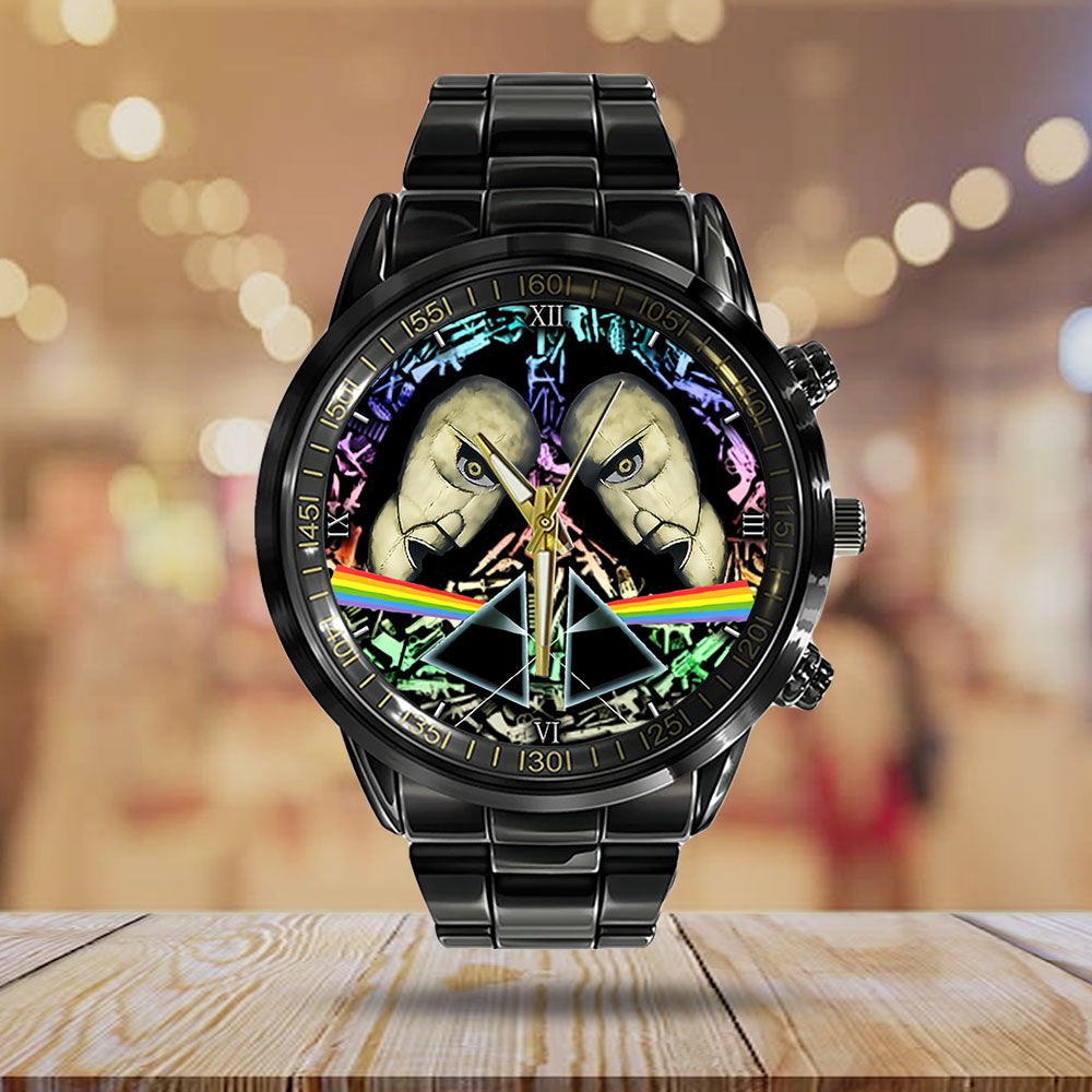 Pink Floyd Black Stainless Steel Watch - GNE 478