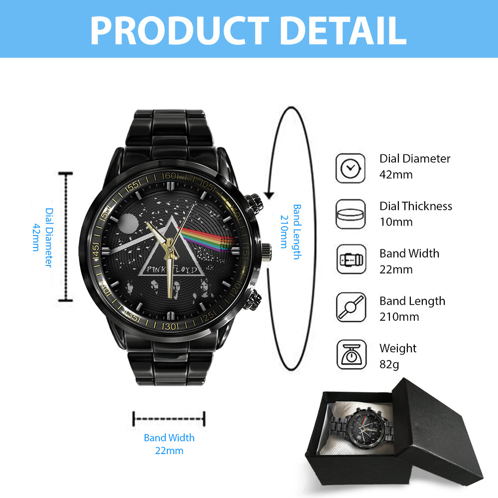 Pink Floyd Black Stainless Steel Watch - GNE 902