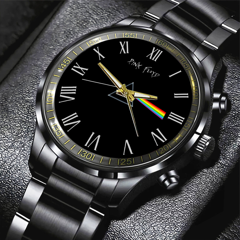 Pink Floyd Black Stainless Steel Watch - GNE 919