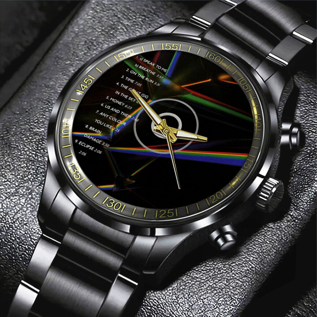 Pink Floyd Black Stainless Steel Watch - TANTN24873