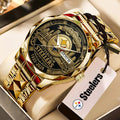 Pittsburgh Steelers 93rd Anniversary Alloy Luxury Quartz Watch - TANTN20014