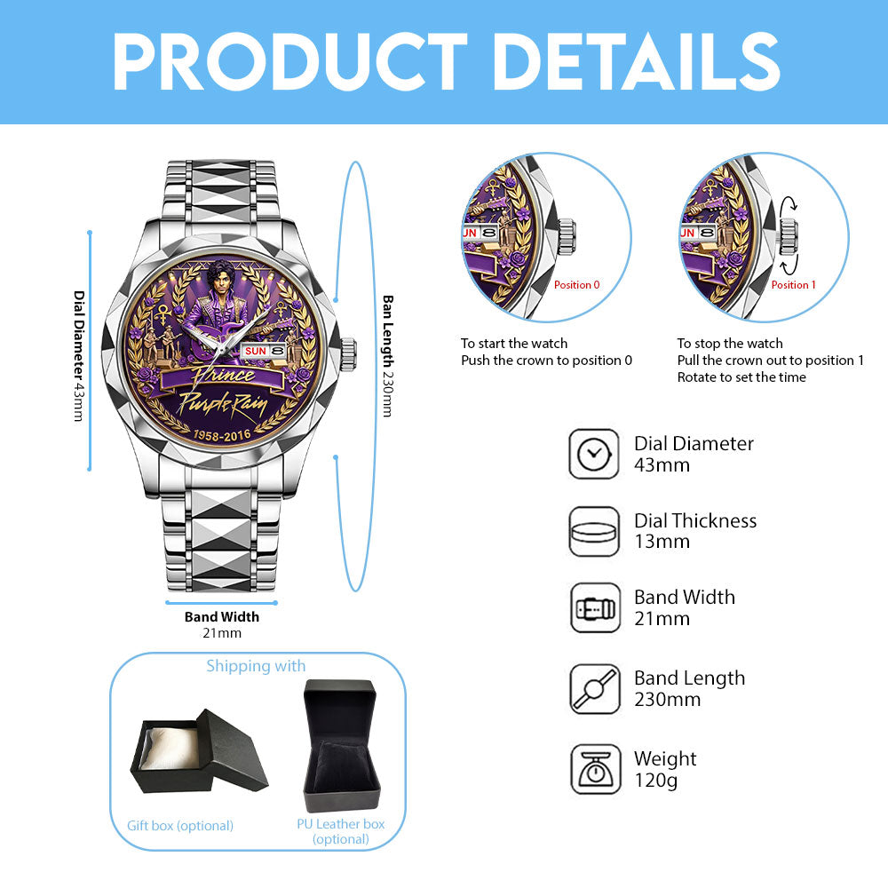 Prince Alloy Luxury Quartz Watch - MAITM14628