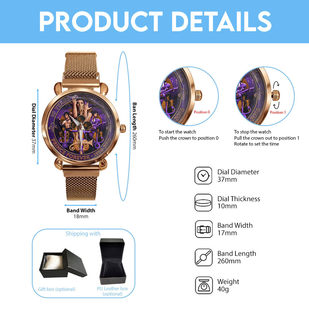 Prince Mesh Strap Quartz Watch - TMTHU6495