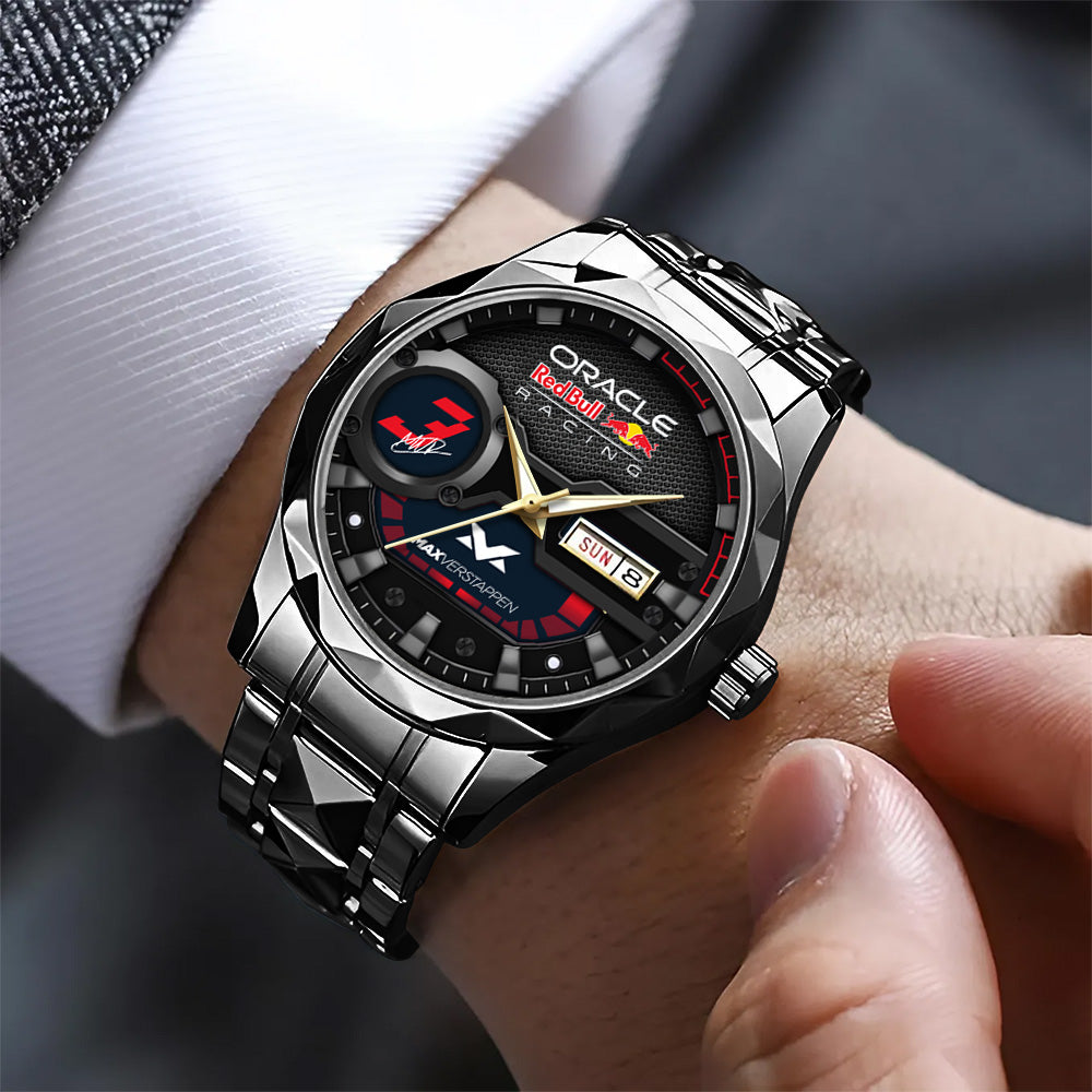 Red Bull Racing x Max Verstappen Alloy Luxury Quartz Watch - TANTN20085