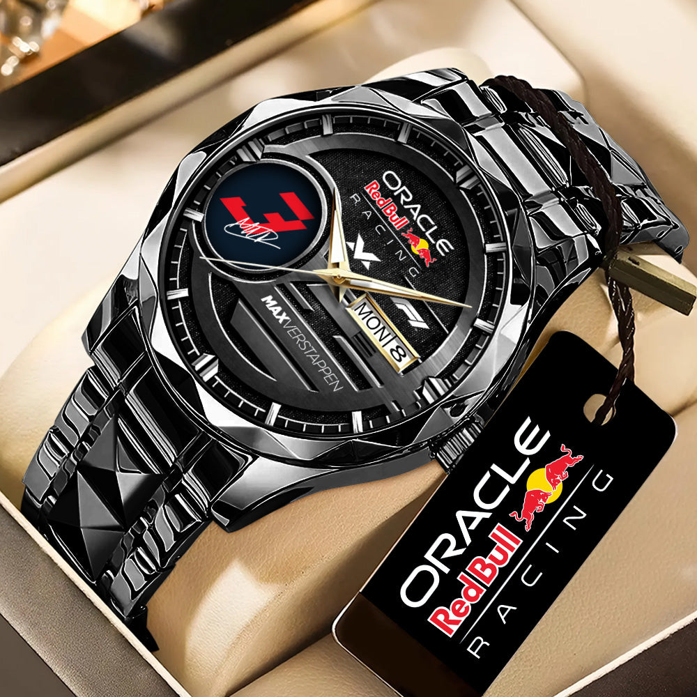 Red Bull Racing x Max Verstappen Alloy Luxury Quartz Watch - TANTN20086